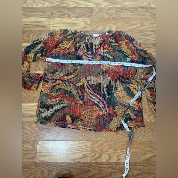 A.L.C Dana Silk-Blend blouse size 12 - Picture 9 of 9